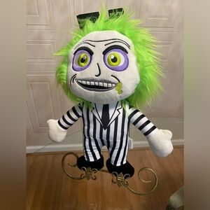 Beetlejuice Fetch For Pets Large 14”squeaky Plush Stuffed Animal For Dogs NWT